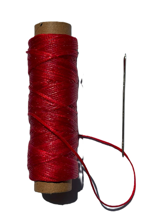 Cuciture per cinturino orologio realizzate con matassa di colore #1