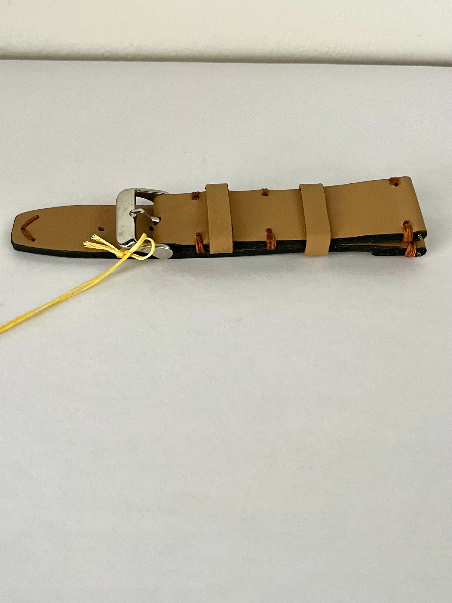 vista compatta Cinturino MINIMAL per Apple Watch in pelle beige