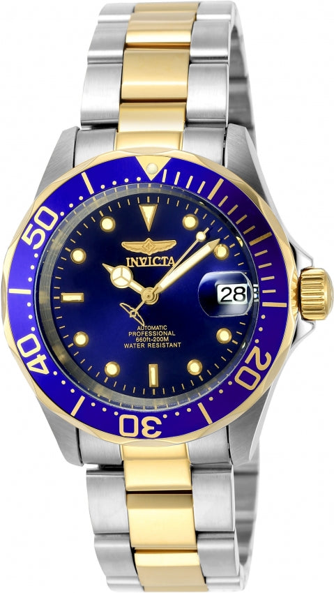 vista frontale dettaglio ghiera Orologio Invicta Pro Diver 8928
