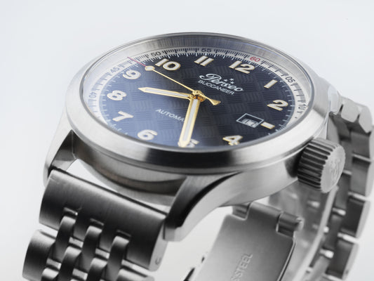 vista laterale Perseo Buccaneer Automatic 42 mm ref. 11368