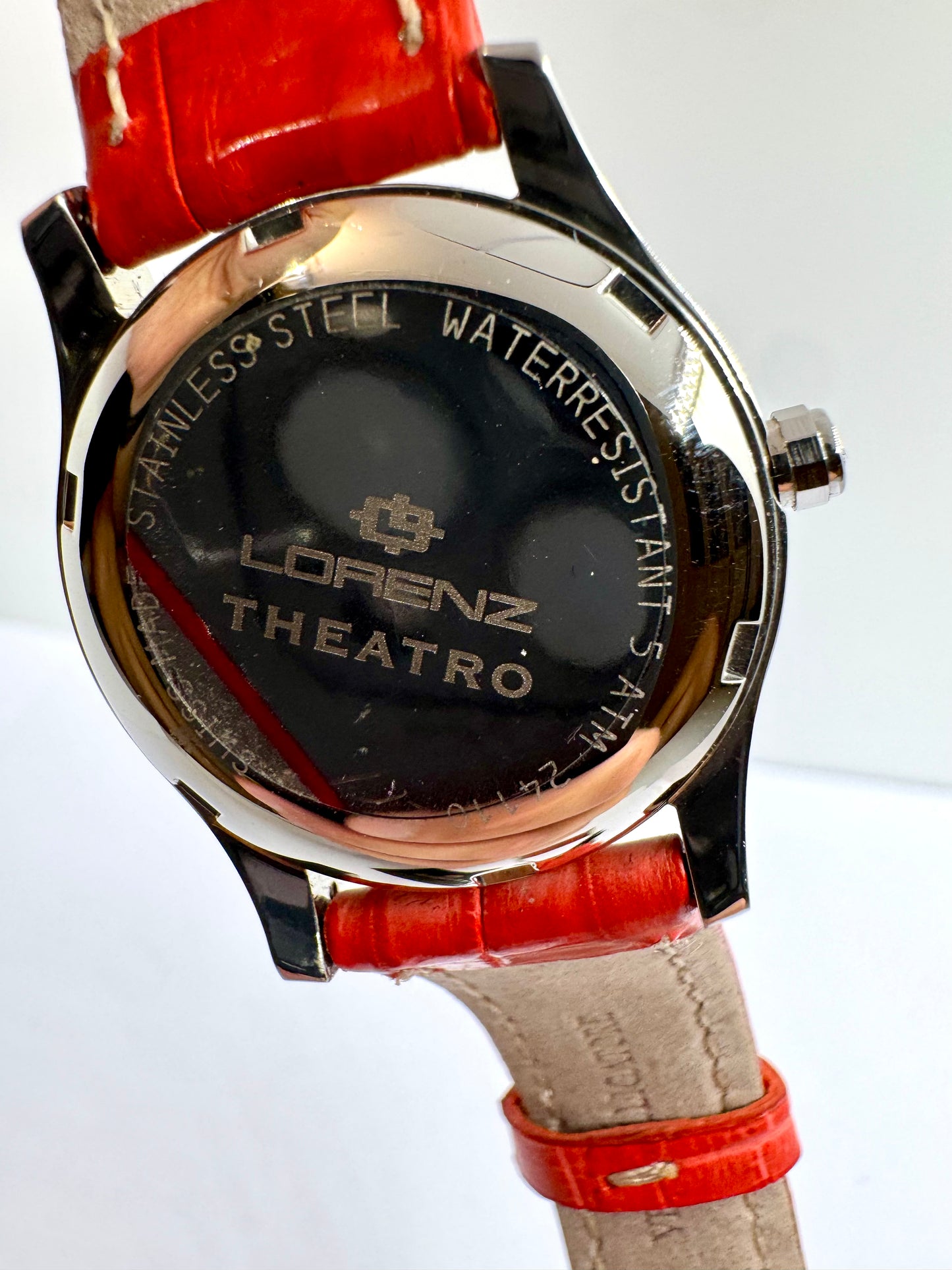 Dettaglio fondello Orologio Lorenz Theatro Automatique Donna