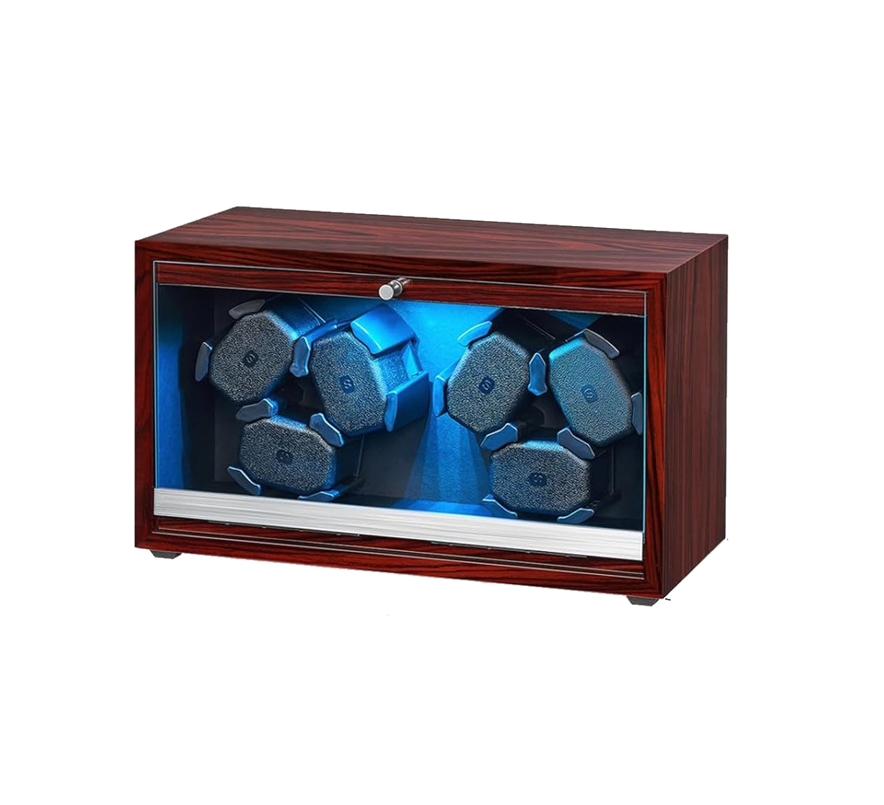 vista espositore avvolgitore Watch Winder 3+3 posti