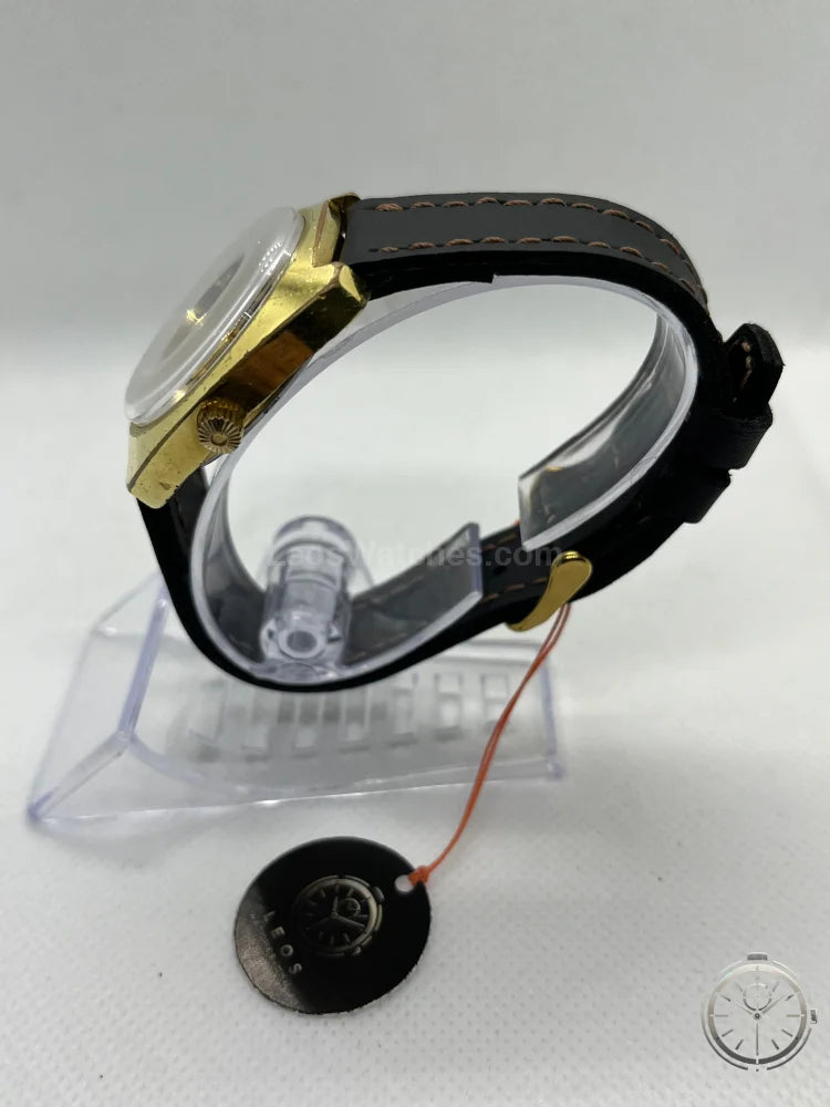 vista lato corona orologio Caravelle Set-O-Matic Automatico