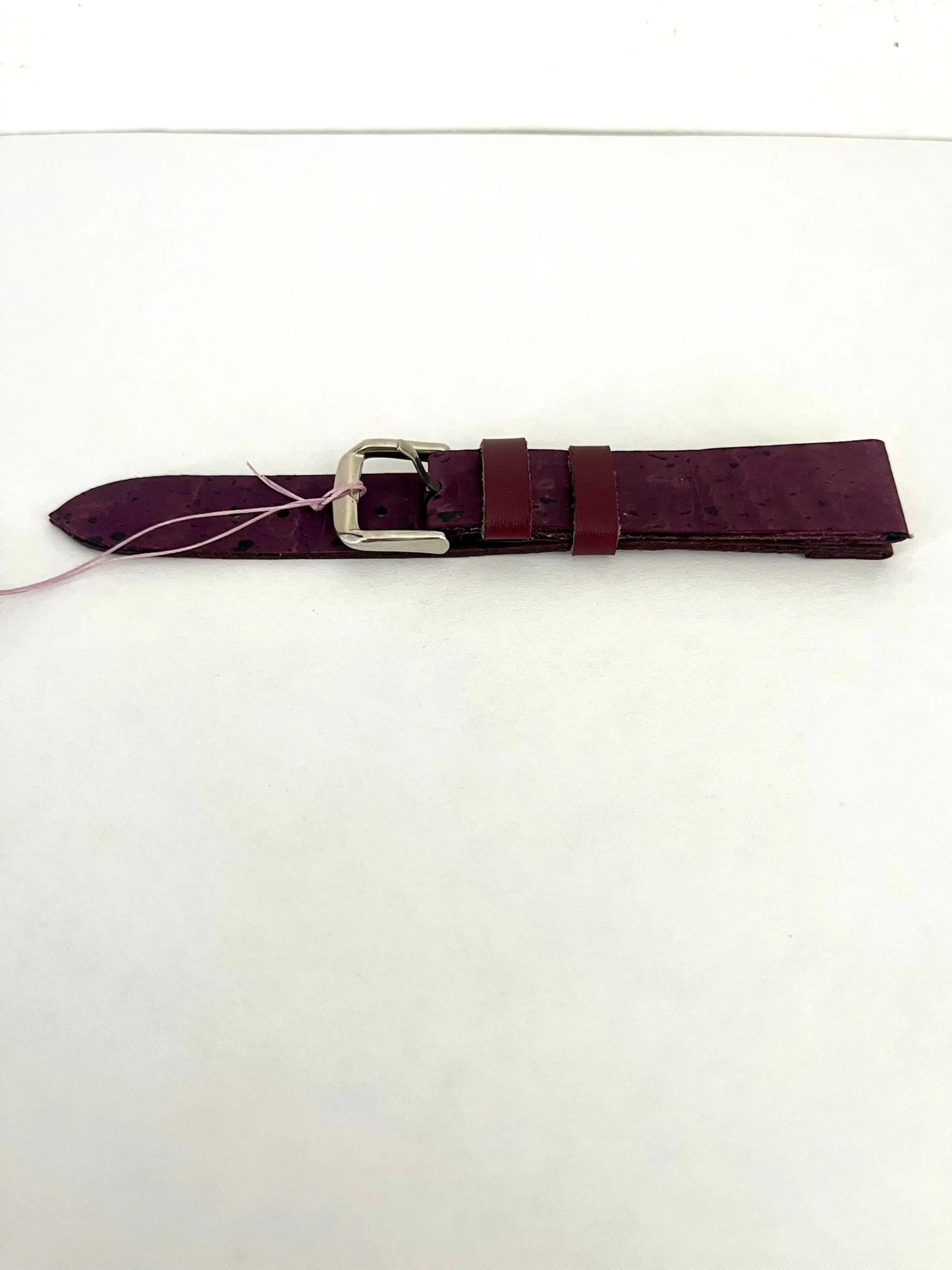 vista compatta Cinturino ESSENTIAL in Sughero Bordeaux – 16mm