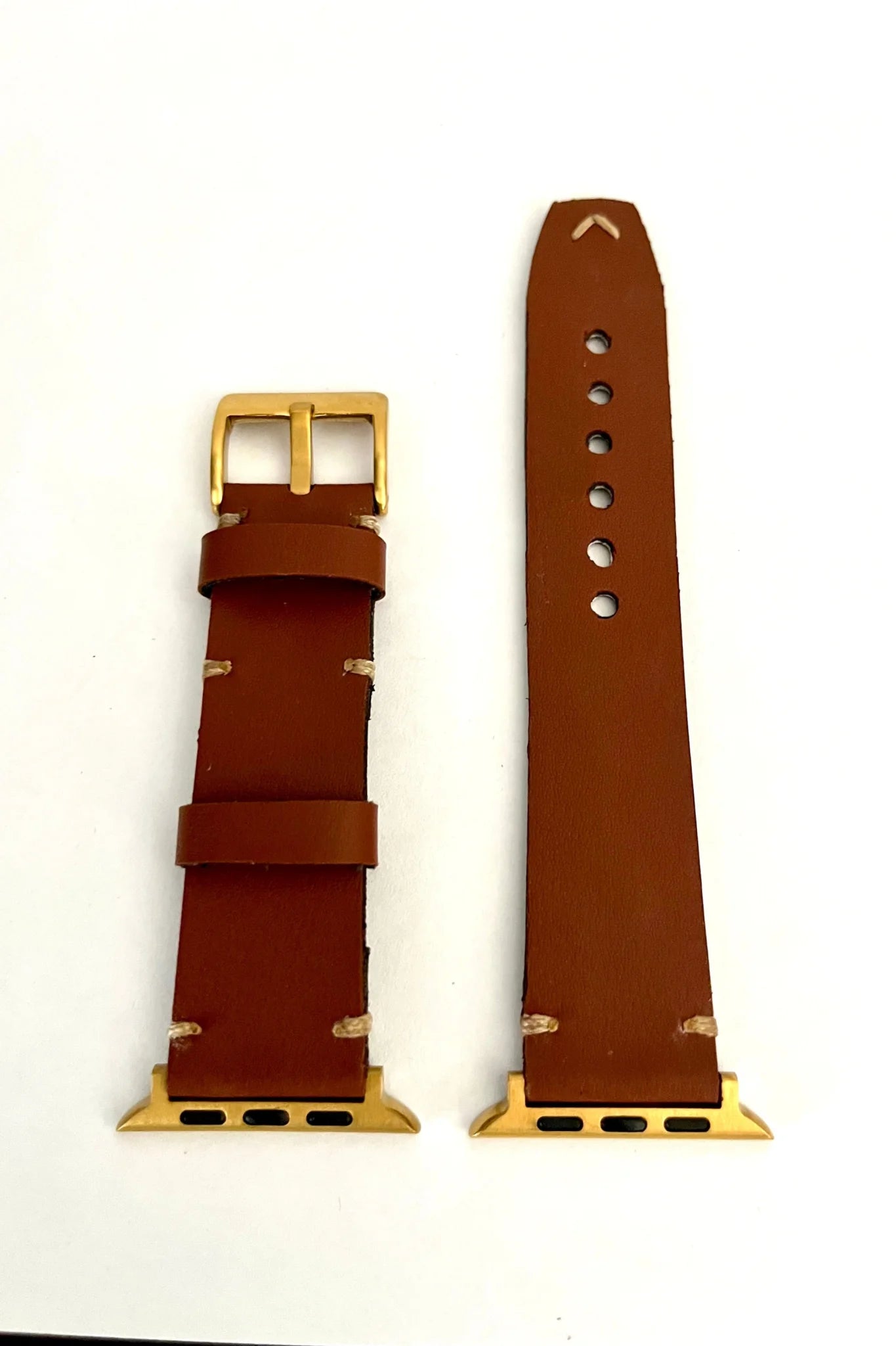 vista Cinturino MINIMAL in Pelle Vegana Cactus & Uva, con adattatori apple watch