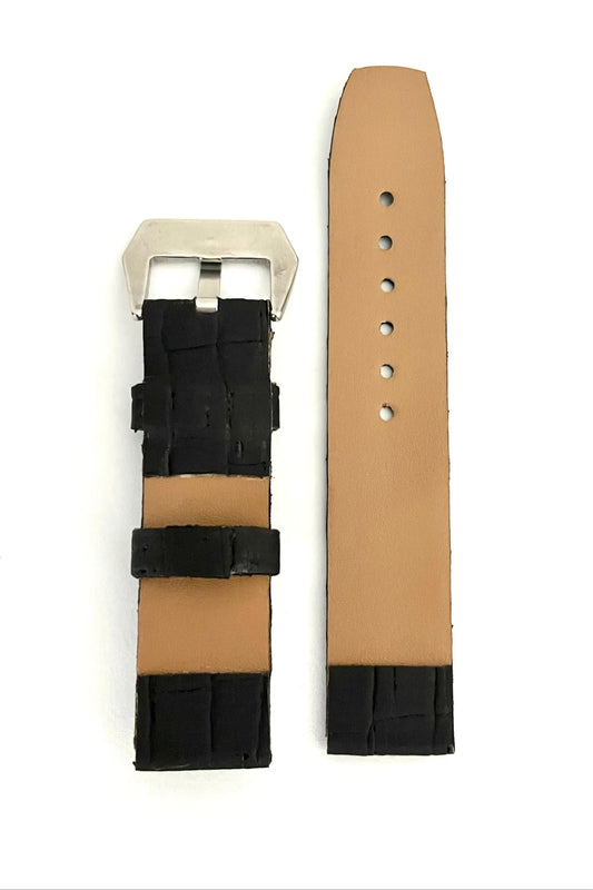 vista parte interna Cinturino realizzato a mano ESSENTIAL in Sughero Nero