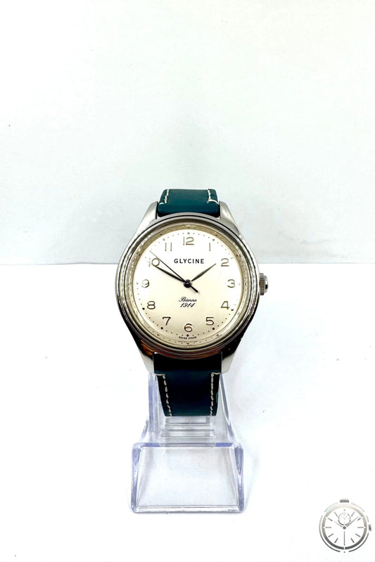 vista frontale orologio Glycine “Bienne 1914” Ref. 3794