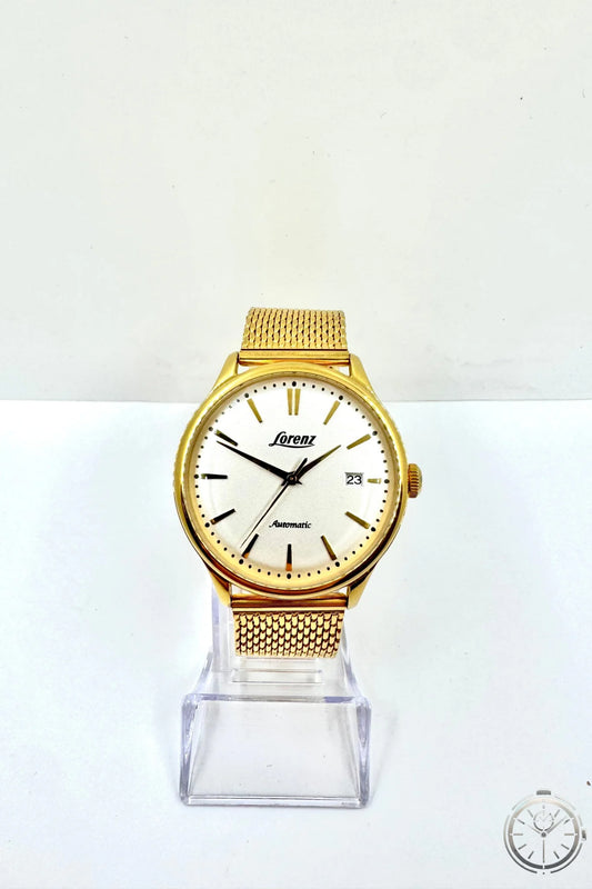vista frontale OROLOGIO Lorenz Automatico Ref. 30027 white