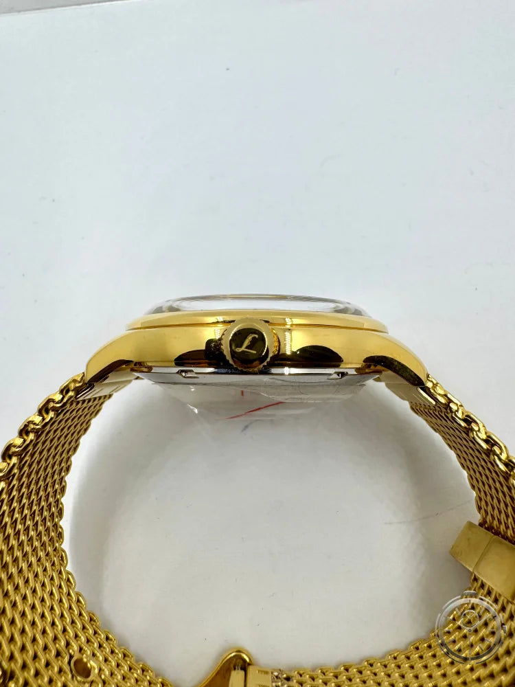 dettaglio corona logata orologio Lorenz Automatico Ref. 30027BB-MI