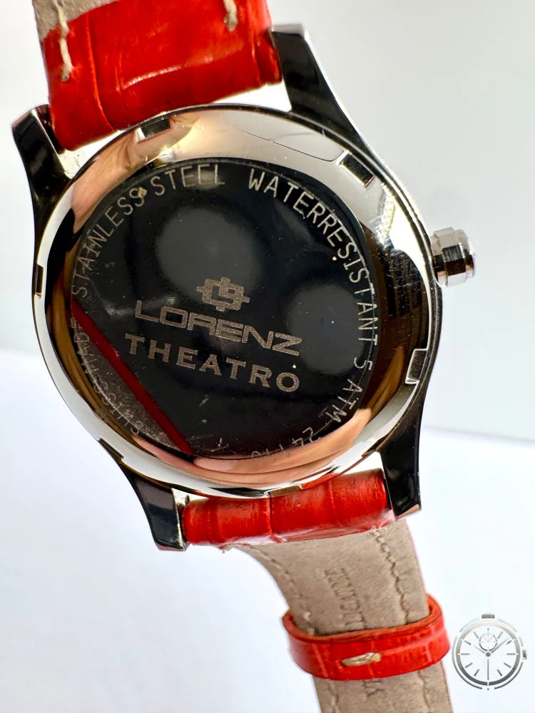 Dettaglio fondello Orologio Lorenz Theatro Automatique Donna