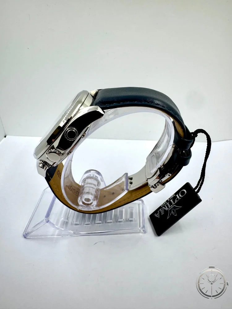 vista lato corona Orologio Optima Morano Chronograph Automatic