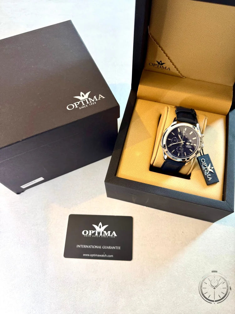 il full-set dell'Orologio Optima Morano Chronograph Automatic