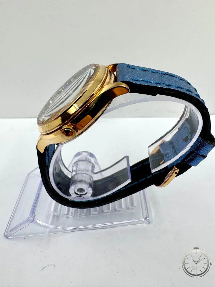vista lato corona orologio ORIENT Automatic Open Heart Blue Moon
