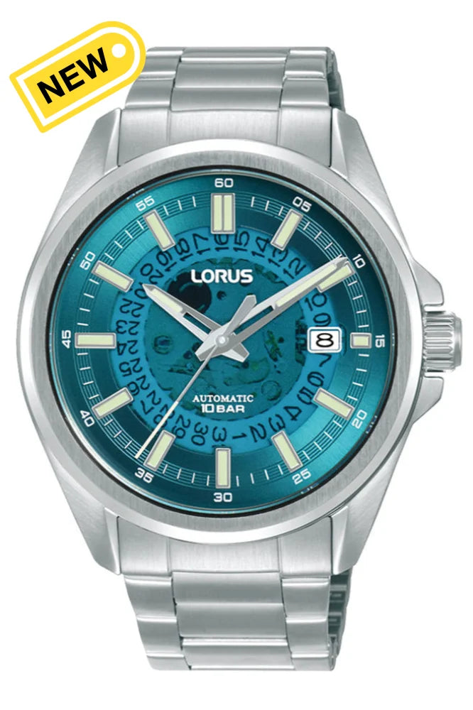 Orologio Meccanico Automatico Lorus RU405AX9 Transparent Blue
