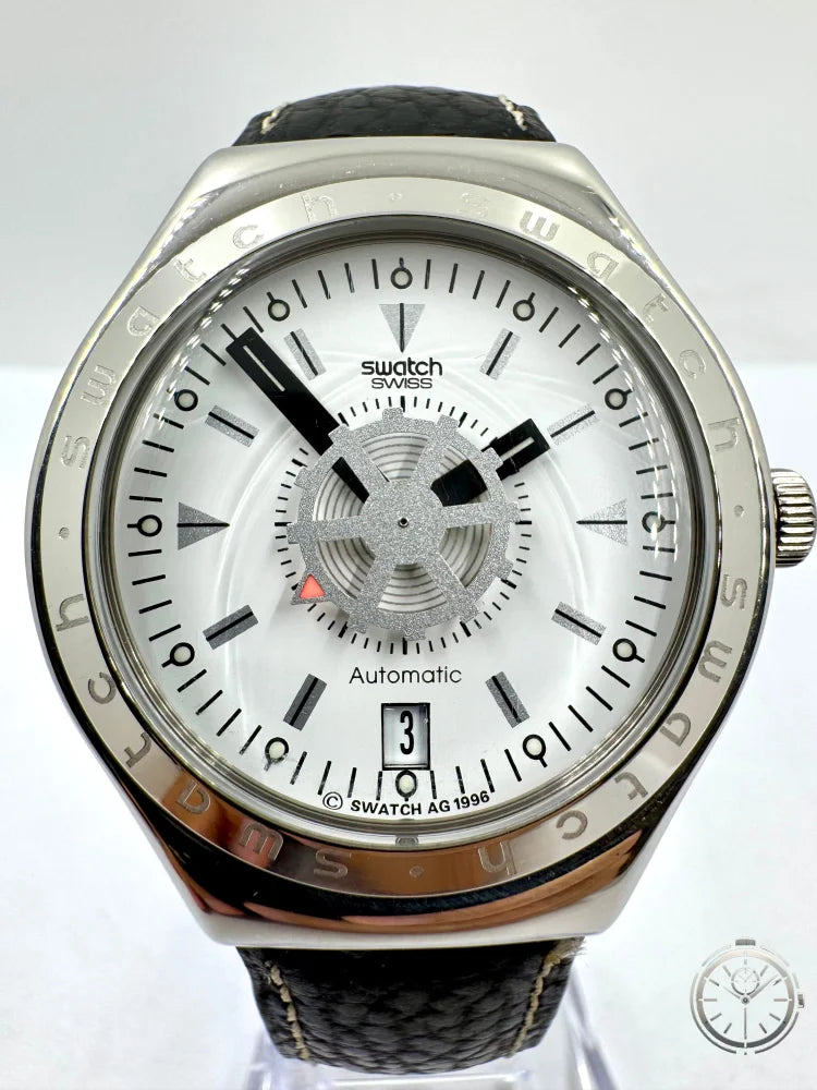 zoom dial Orologio Swatch Irony Automatic Ref. YAS401