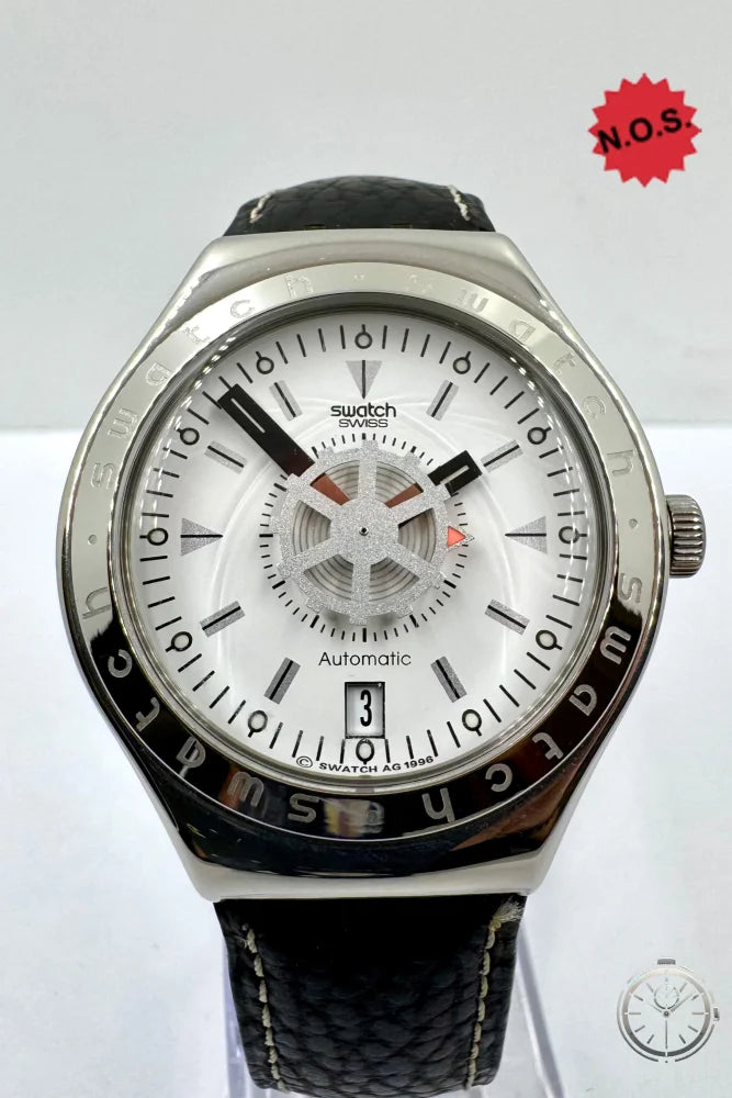 dettaglio quadrante Orologio Swatch Irony Automatic Ref. YAS401
