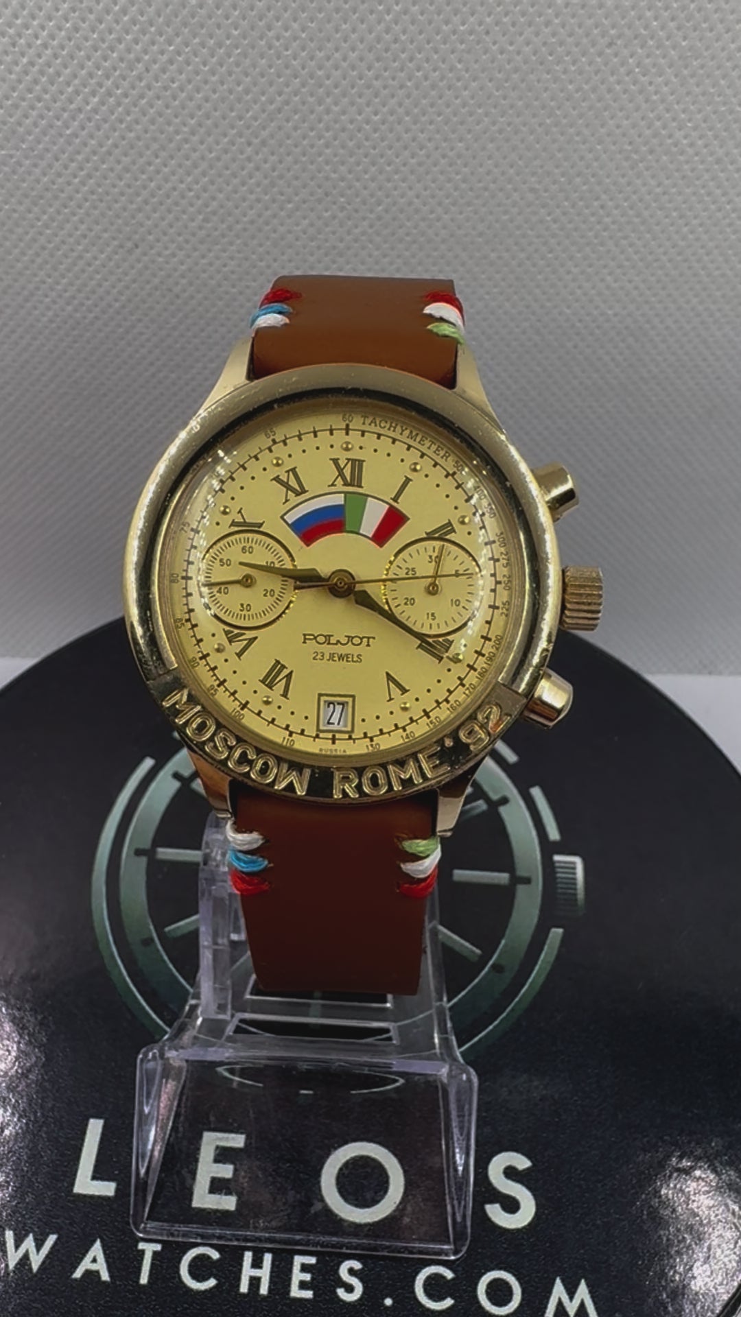 video Cronografo Russo Poljot Edizione Limitata Moscow Rome