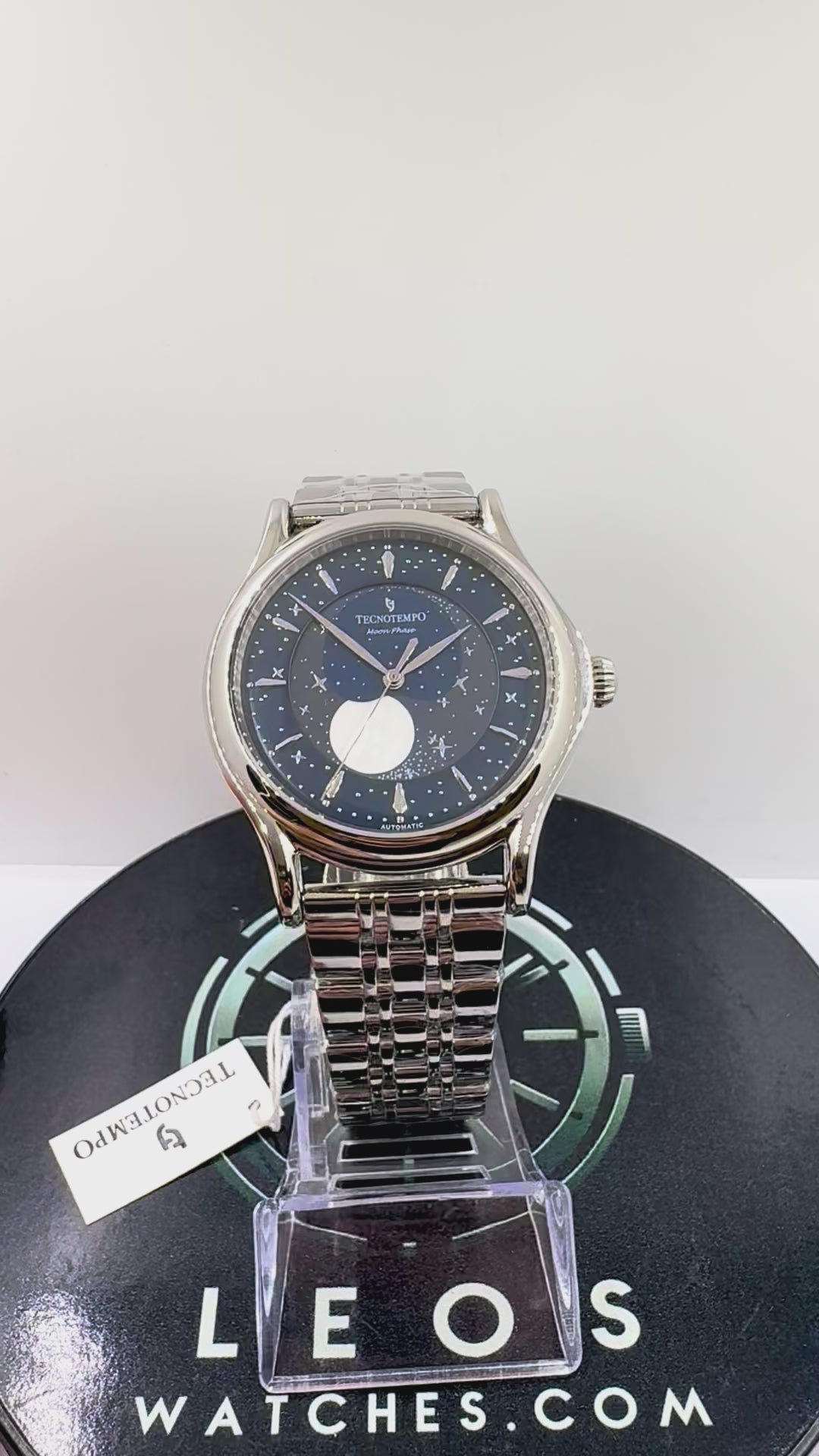 video orologio TecnoTempo Moon Phase Automatic