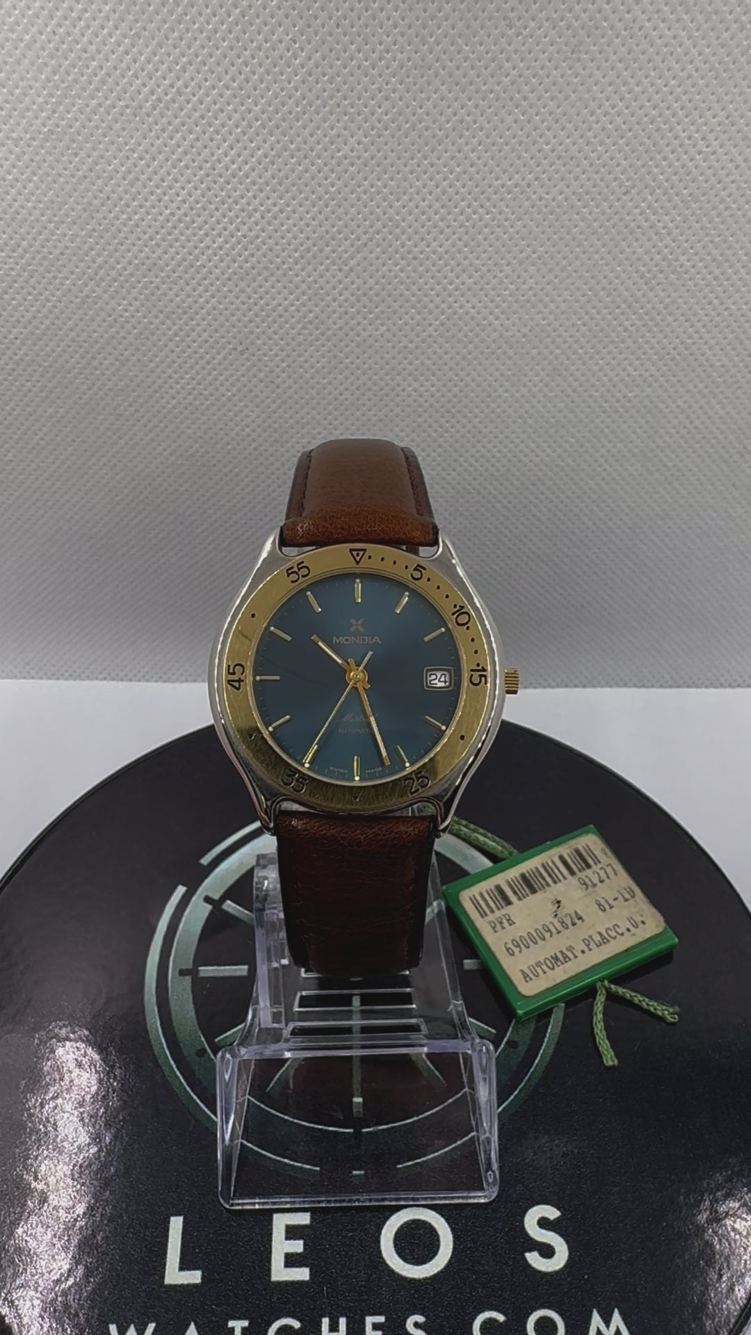 video Orologio Mondia Mistral 91277 Automatic Swiss Made