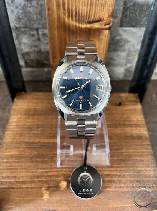 vista frontale Ricoh Automatico 17 Jewels Vintage