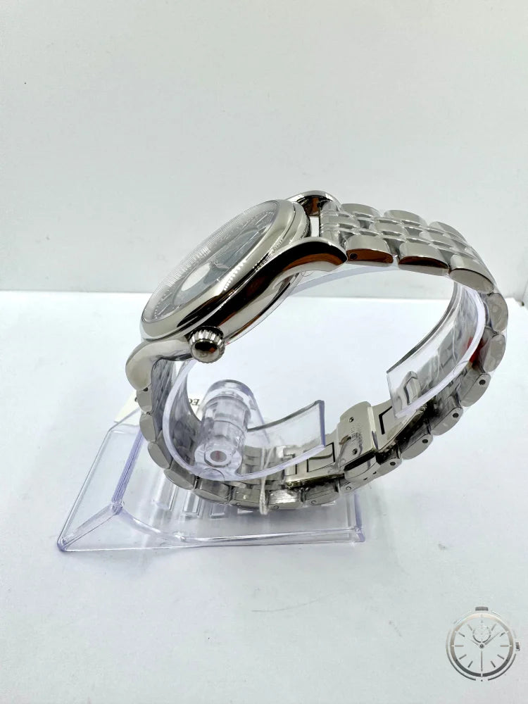 vista lato corona orologio TecnoTempo Moon Phase Automatic