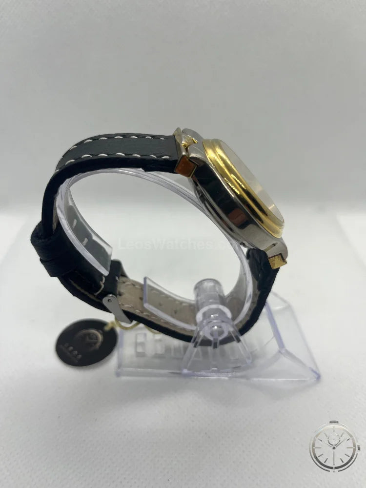 vista laterale orologio Veglia Titanio Cronografo Automatico Valjoux 7750