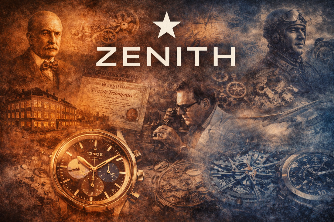 immagine che racchiude la cronostoria di Zenith