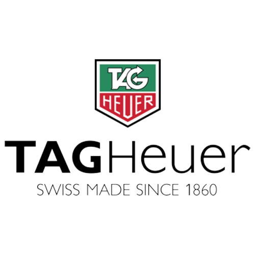 Logo della maison TAG HEUER produttrice di orologi swiss made dal 1860