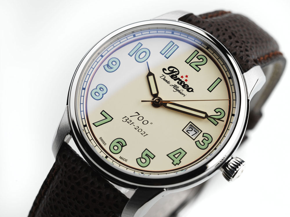 dettaglio quadrante Orologio Perseo Dante Alighieri Automatic Ref. 13361