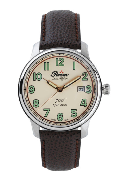 Vista frontale Orologio Perseo Dante Alighieri Automatic Ref. 13361