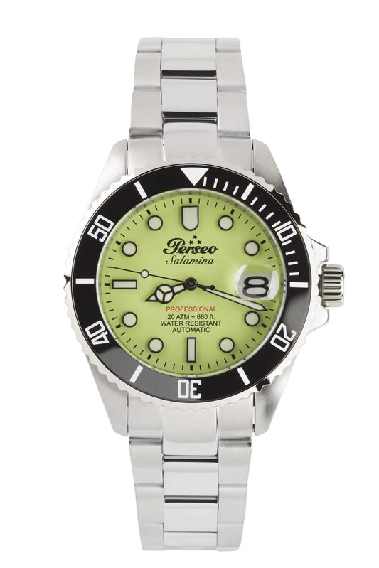 vista frontale Orologio Perseo Salamina Automatico – Edizione Limitata 100 Pezzi