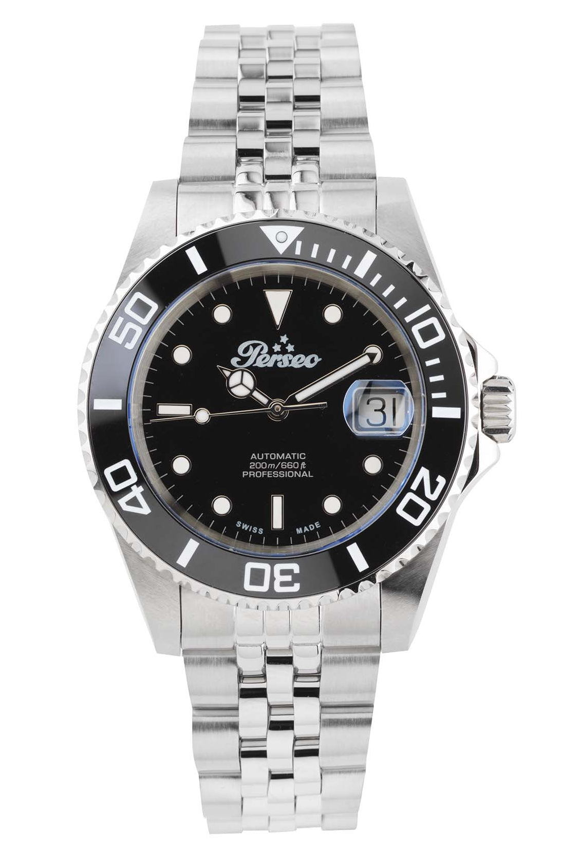 Vista Frontale Orologio Perseo Subaquatic 40 Ref. 2111