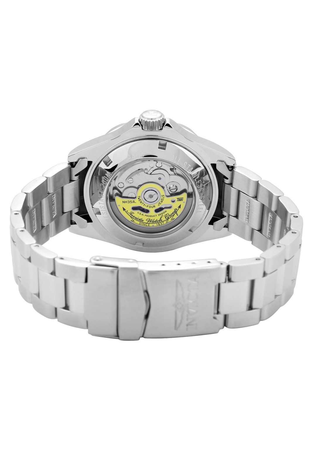 dettaglio fondello trasparente Invicta Pro Diver 9404