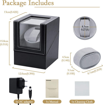 dettagli tecnici WatchWinder monoposto - Carica Orologi Automatici Singolo