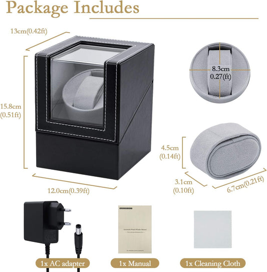 dettagli tecnici WatchWinder monoposto - Carica Orologi Automatici Singolo