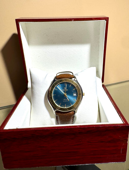 dettaglio orologio Mondia Mistral 91277 Automatic nel cofanetto LeosWatches