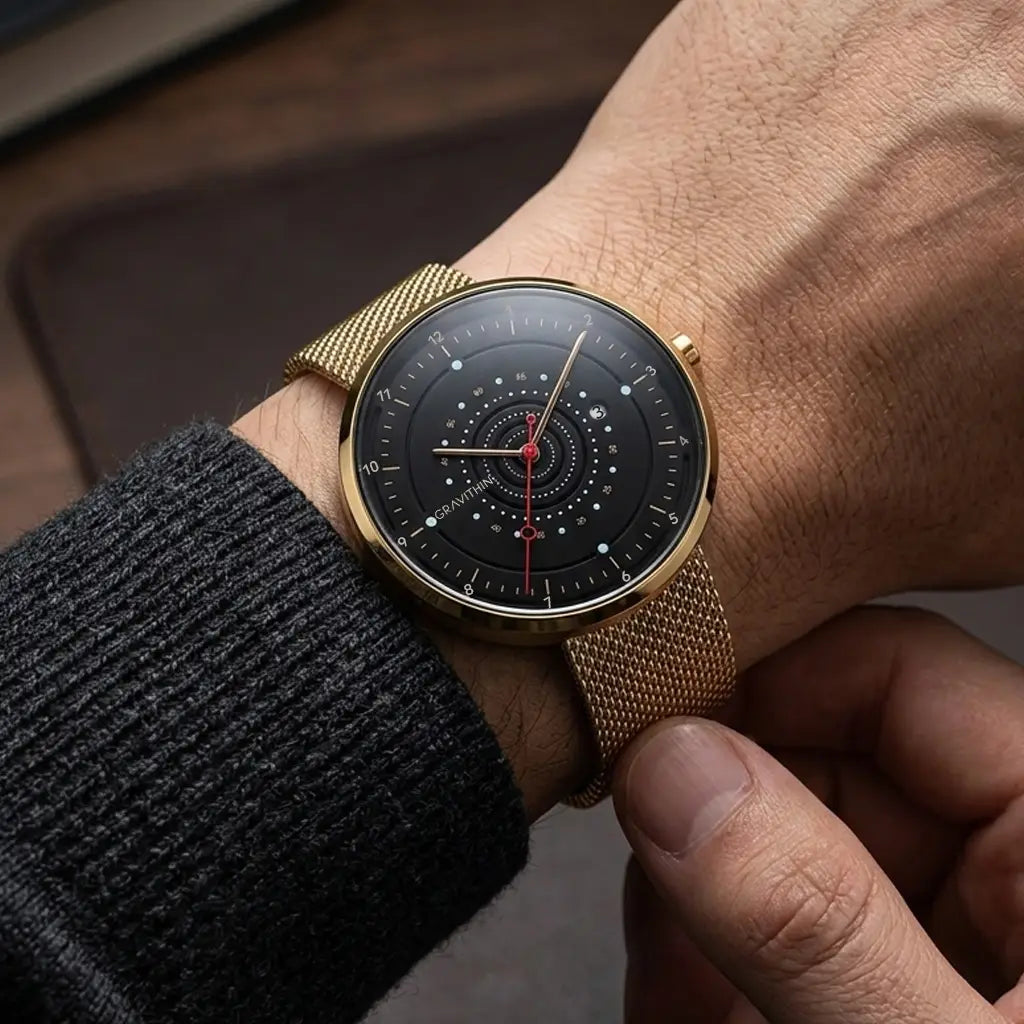 Gravithin Argo AR04 Gold — Vista al polso