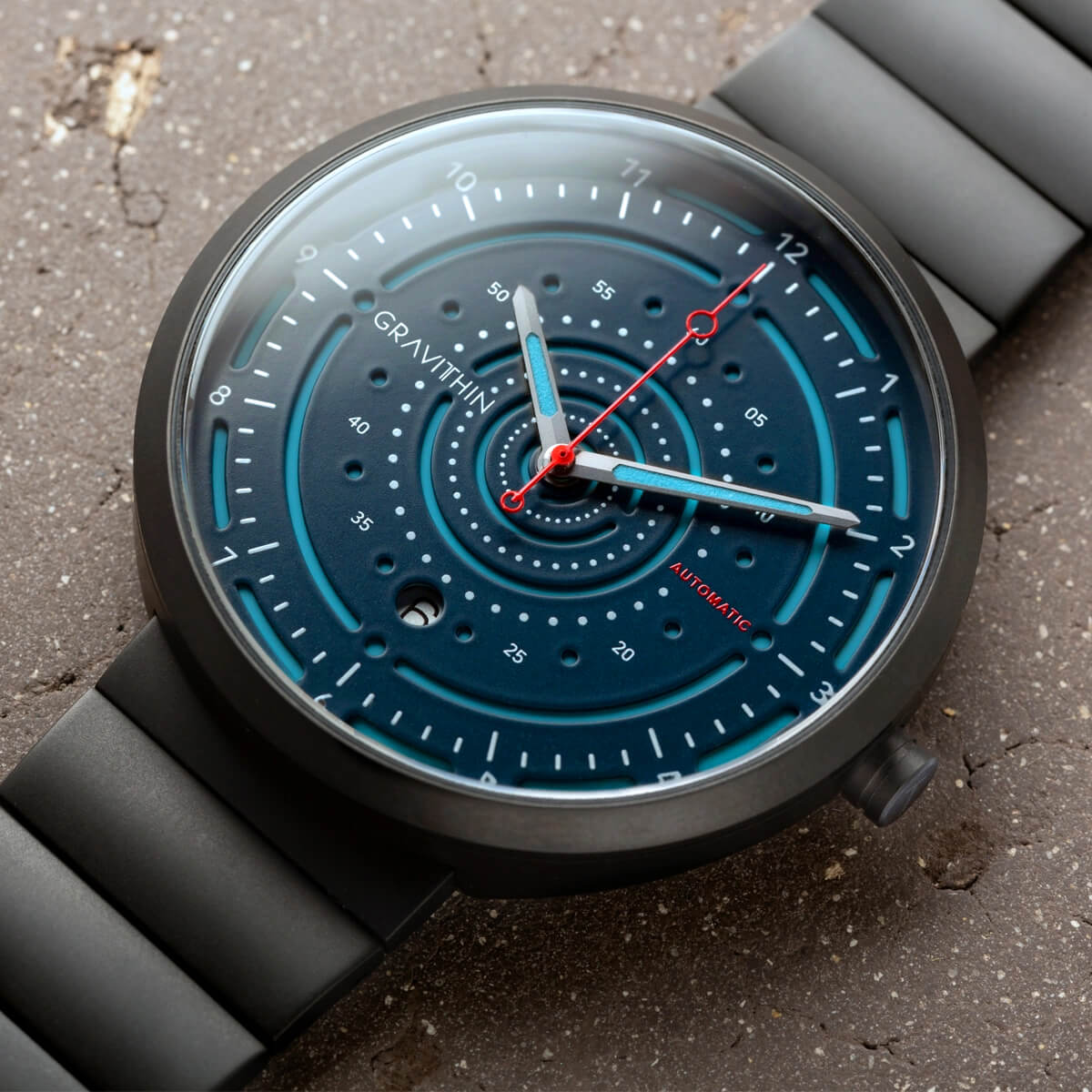 Gravithin ArgoMatic AM05 — 42 mm — Nuovo — Quadrante Blu Gunmetal