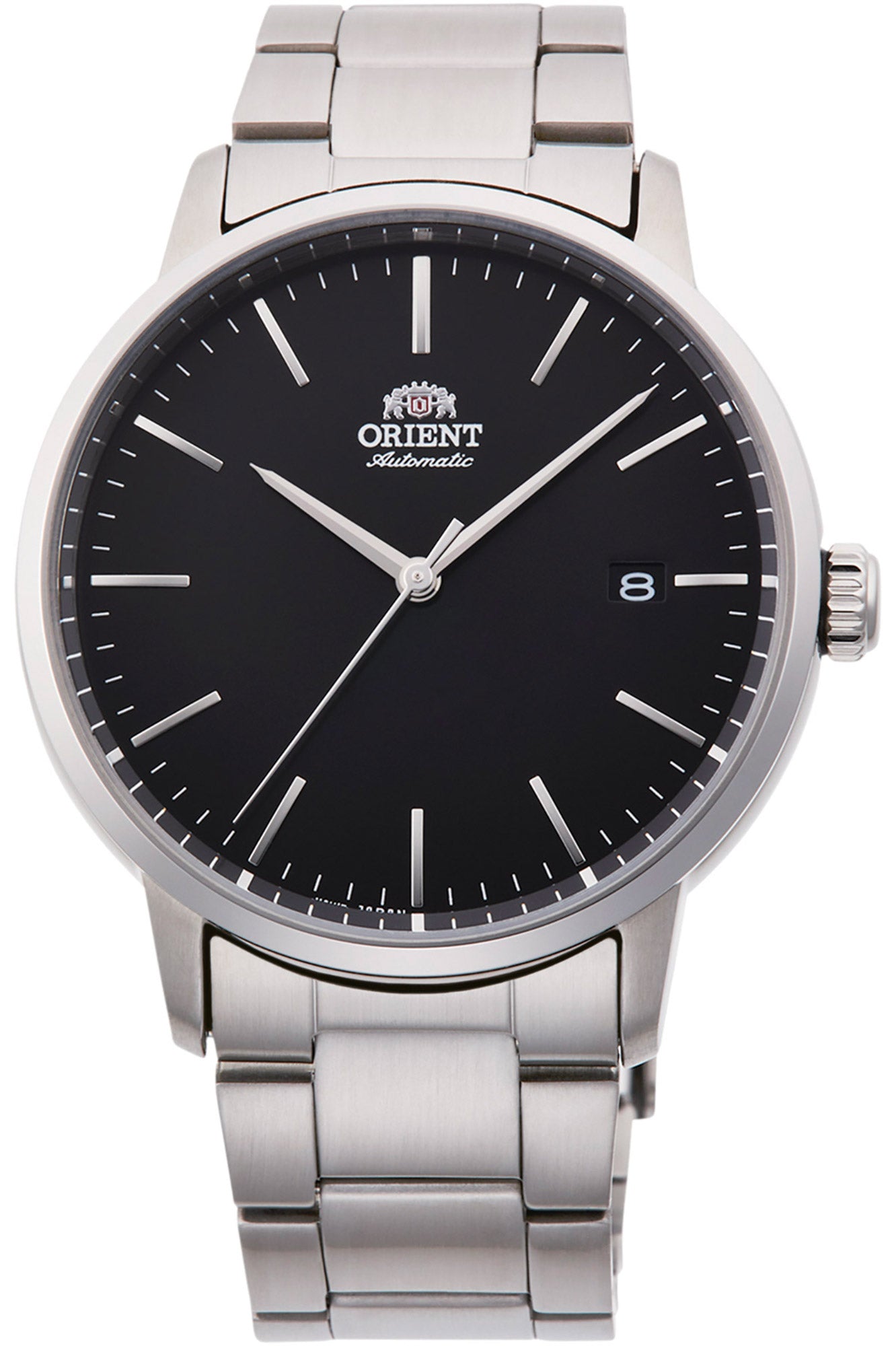 vista frontale Contemporary Stylish Maestro watch con quadrante nero