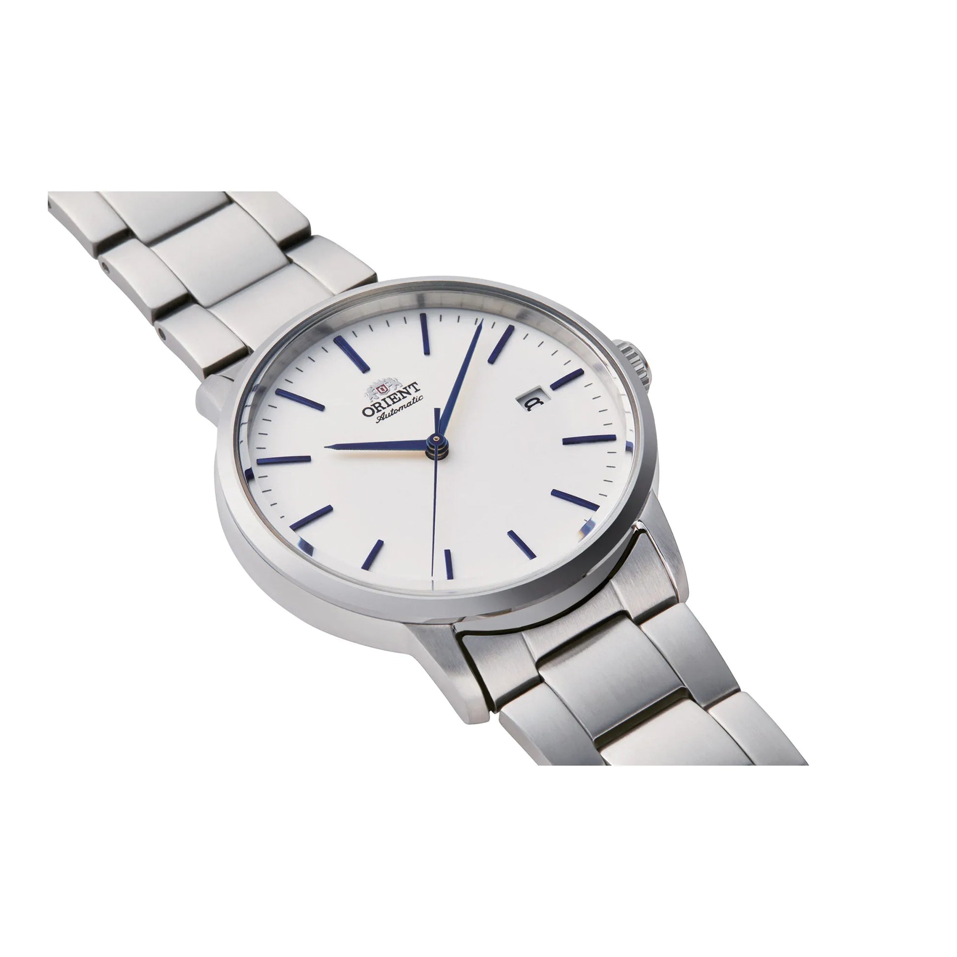 vista laterale Contemporary Stylish Maestro watch con quadrante bianco