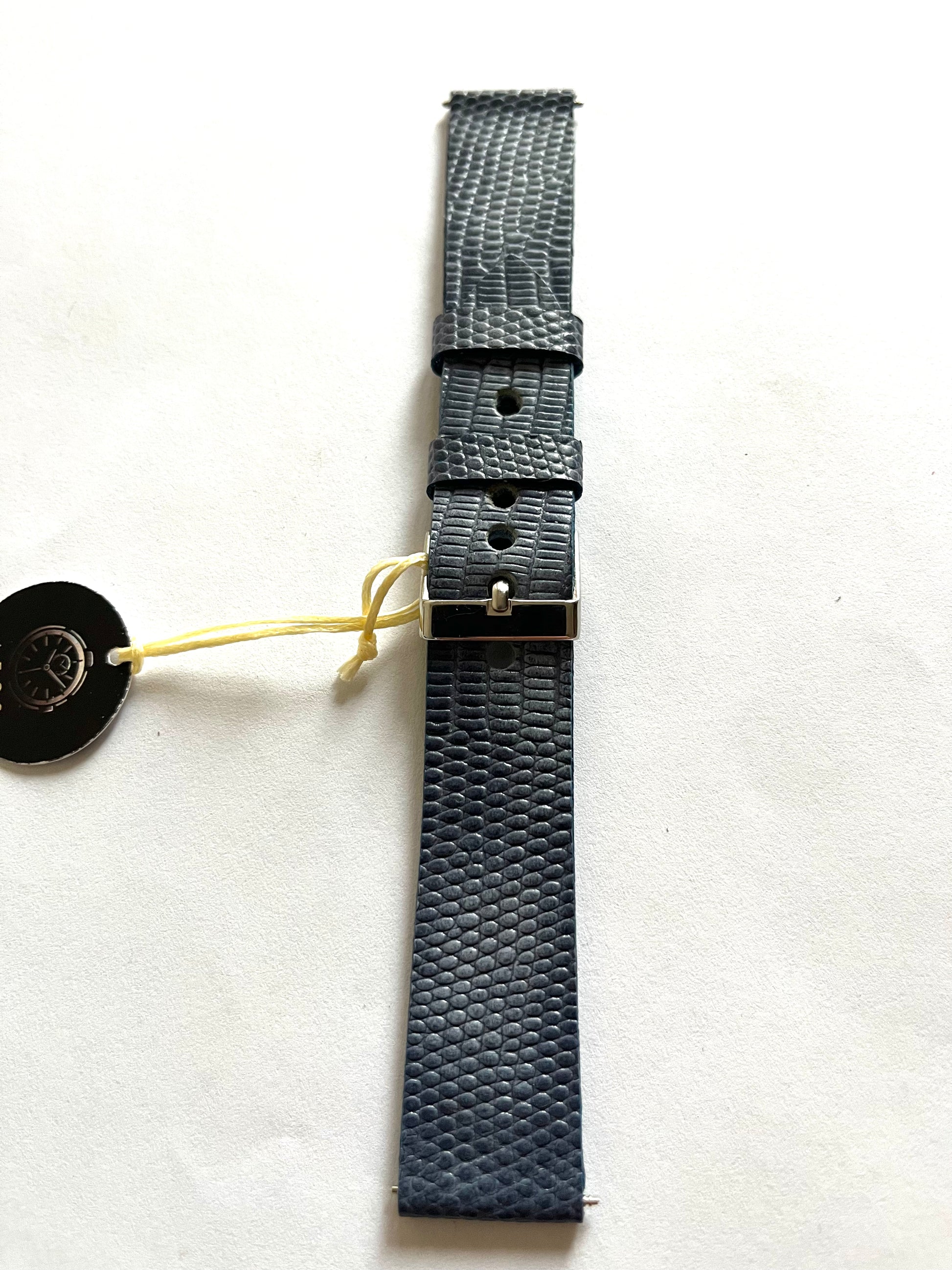 vista per intero Cinturino ESSENTIAL Nero Effetto Rettile Lucido