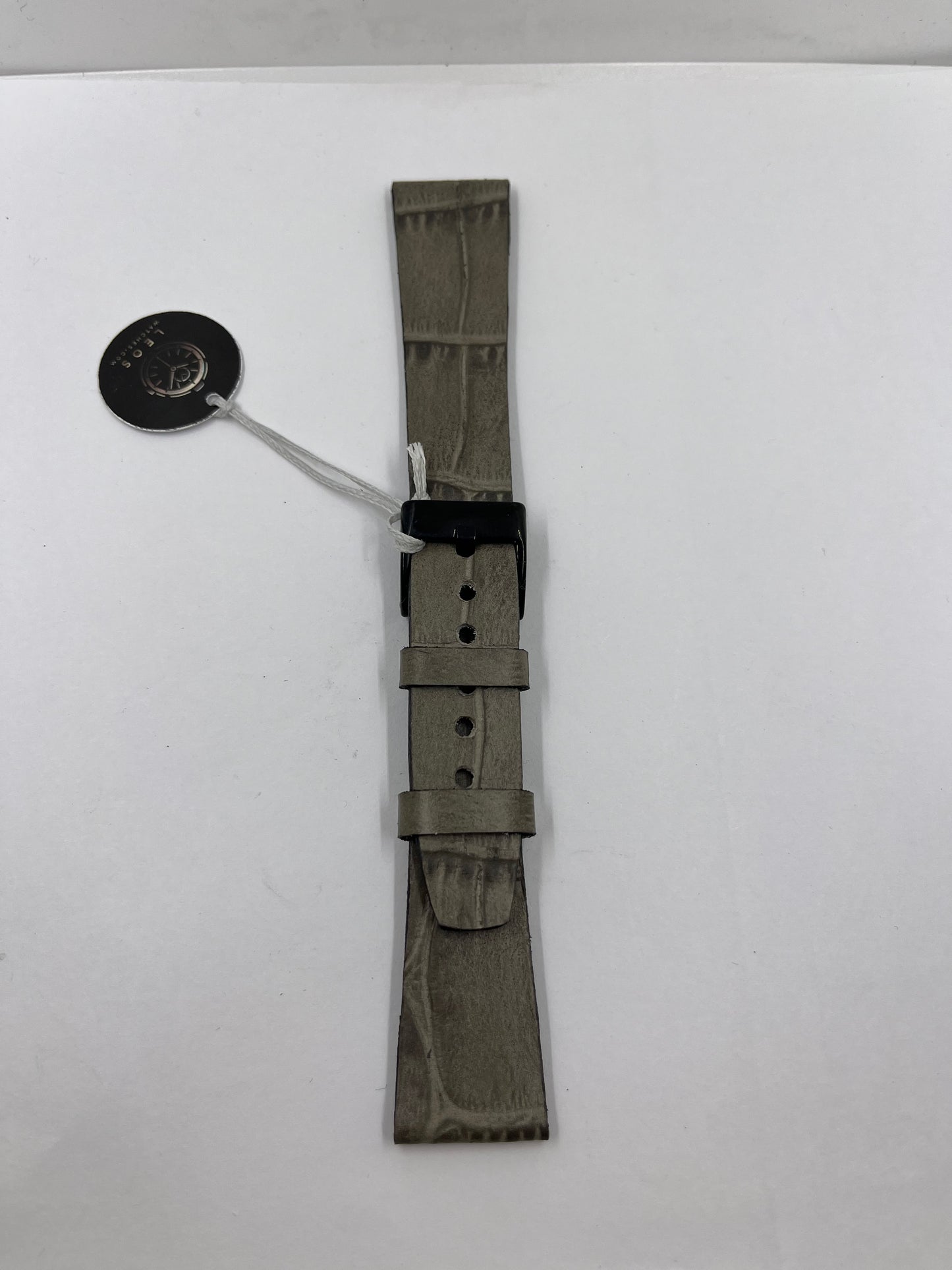 vista per lungo Cinturino ESSENTIAL Grigio Effetto Coccodrillo