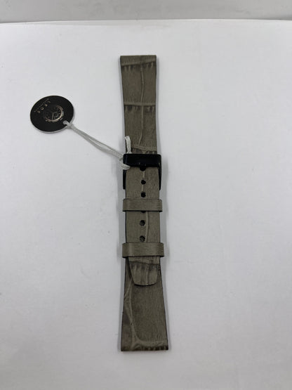 vista per lungo Cinturino ESSENTIAL Grigio Effetto Coccodrillo