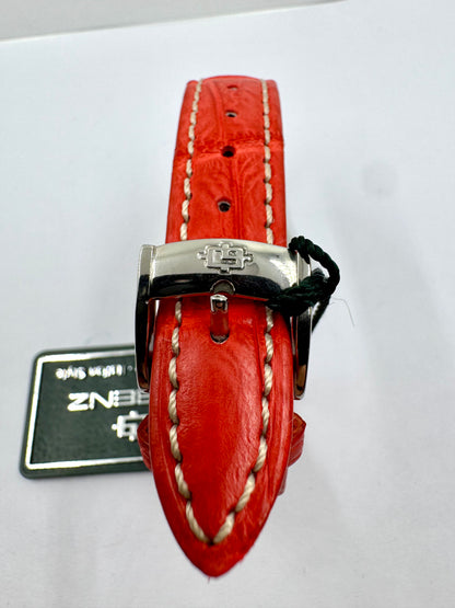 Dettaglio fibbia cinturino Orologio Lorenz Theatro Automatique Donna