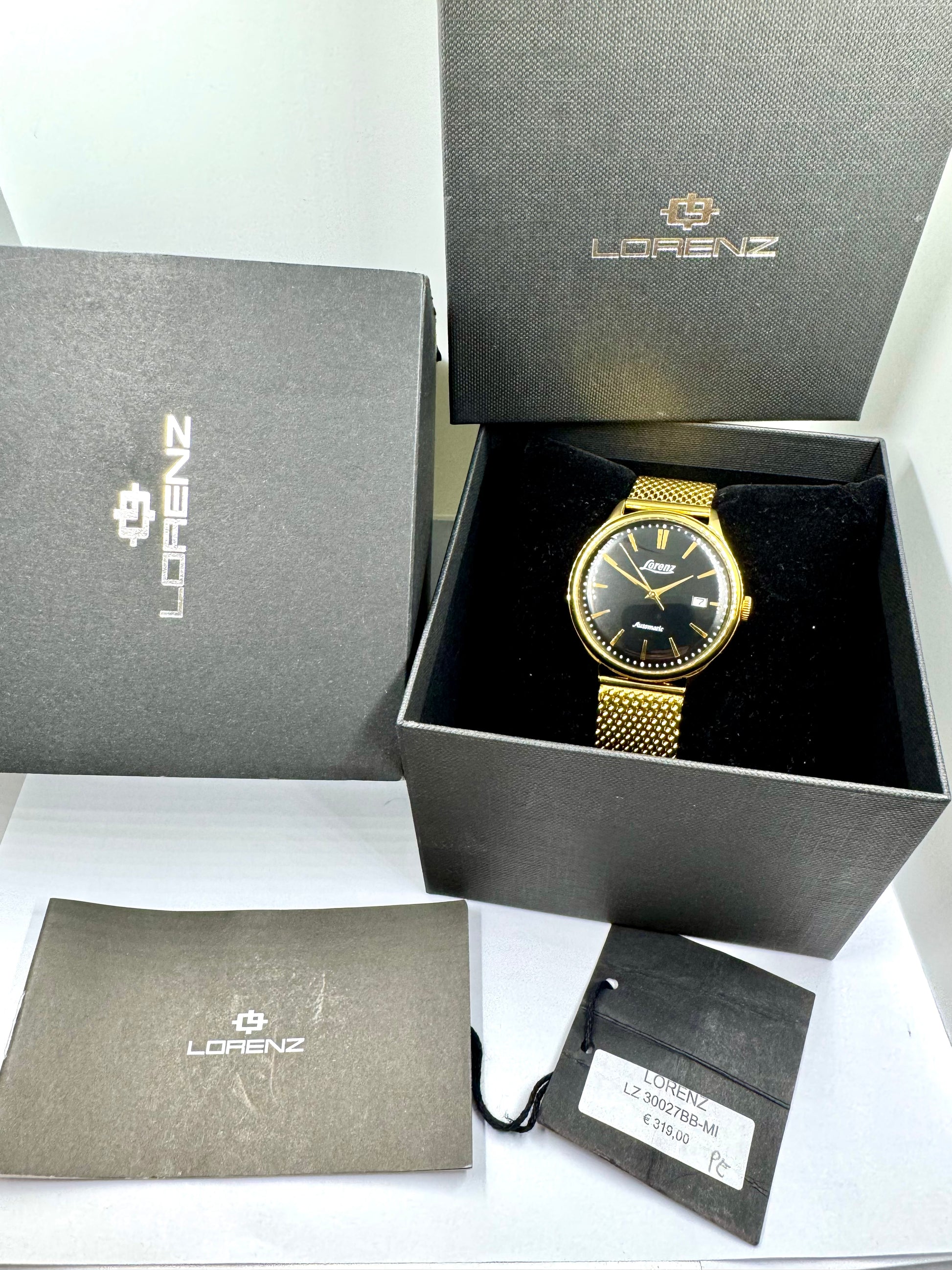 vista del full set orologio Lorenz Automatico Ref. 30027BB-MI