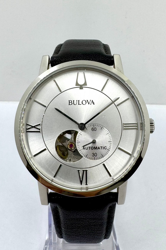 dettaglio quadrante Orologio Bulova Clipper Open Heart Automatic