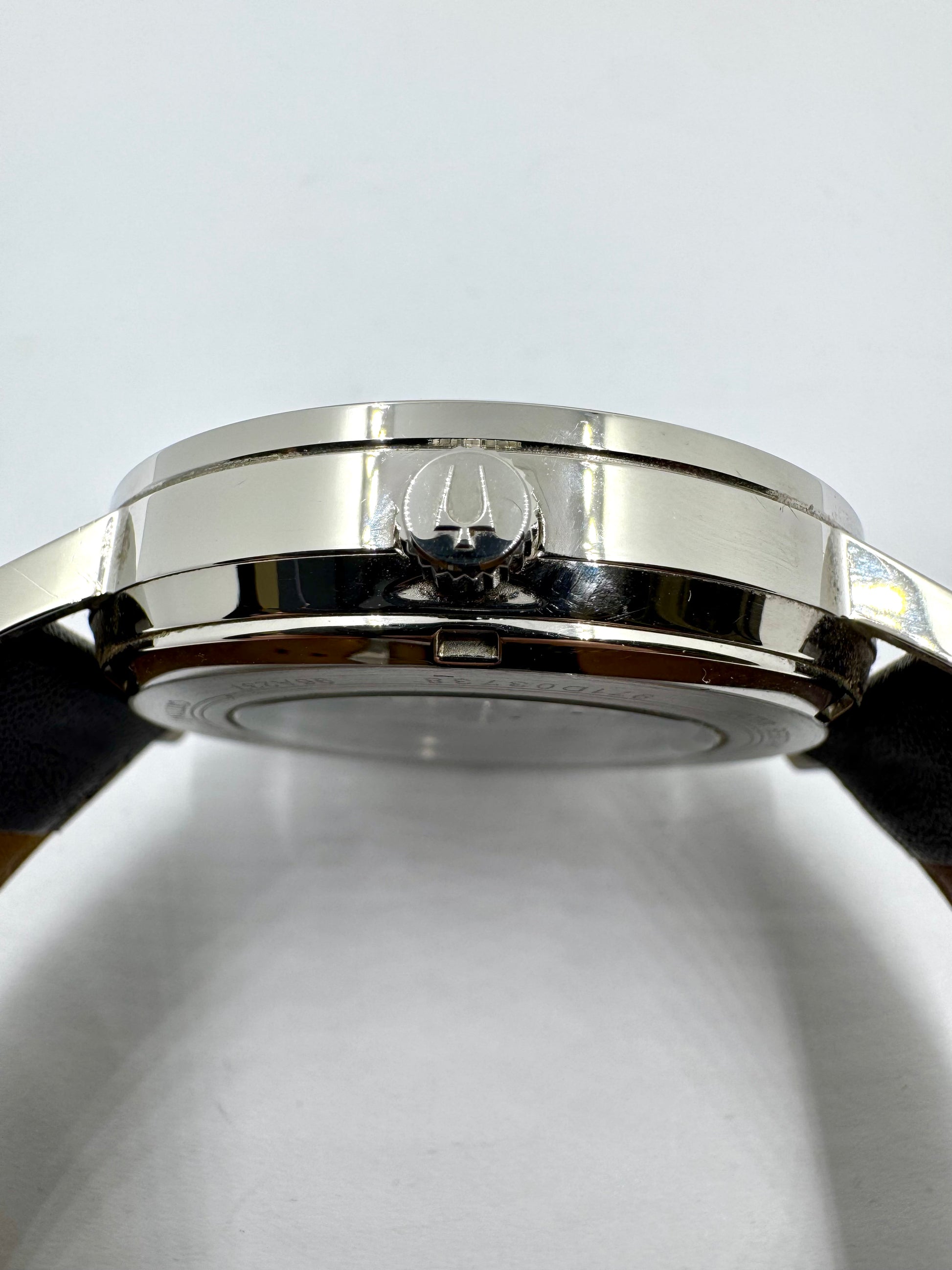 dettaglio corona Orologio Bulova Clipper Open Heart Automatic