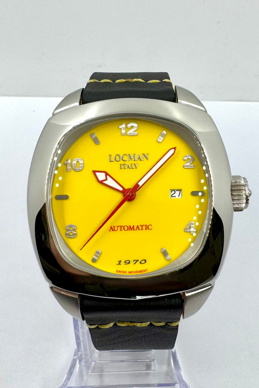 dettaglio quadrante Orologio Locman 1970 Automatic