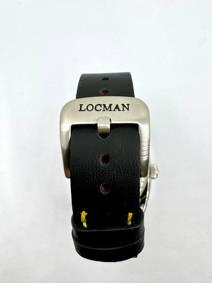 dettaglio fibbia logata Orologio Locman 1970 Automatic