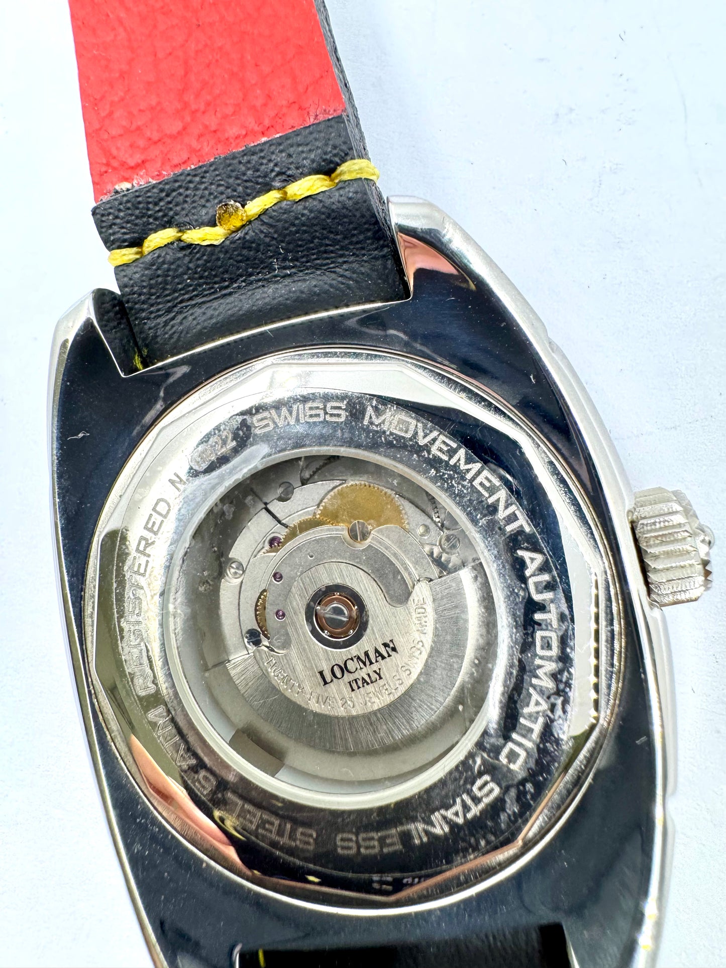 dettaglio fondello trasparente Orologio Locman 1970 Automatic